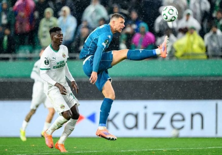 Edin Džeko ispisao historiju: Ušao u društvo Mesija i Ronalda i postao najstariji strijelac Konferencijske lige!