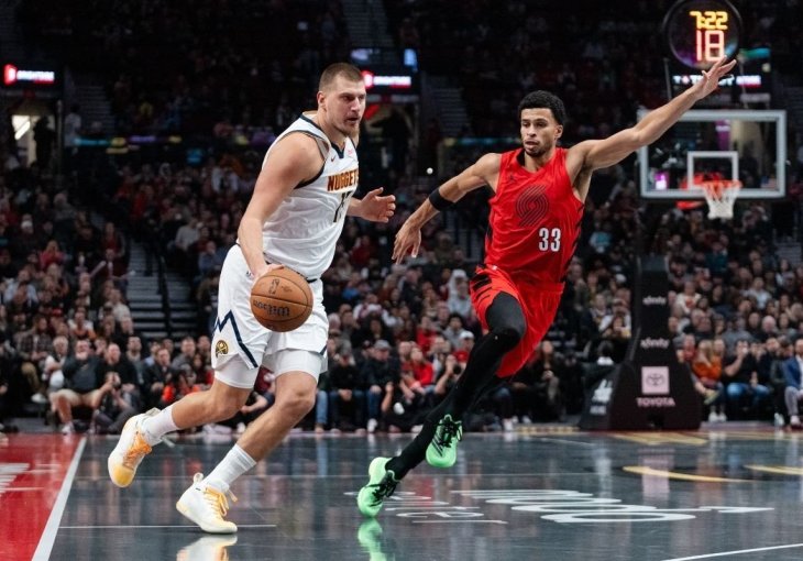 Jokiću promakla historija: Jedna asistencija ga dijelila od rekordnog tripl-dabla, Portland iznenadio Denver!