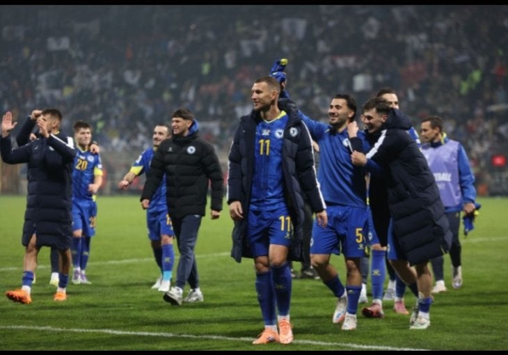 Džeko nakon pobjede 