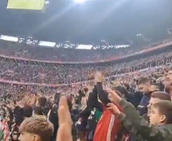 Mađarski navijači uzvratili podršku: Na Puškaš Areni orilo se 