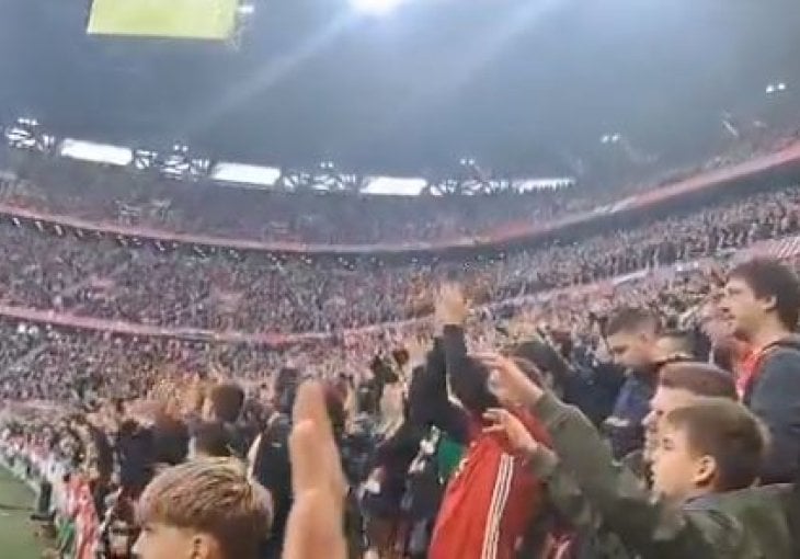 Mađarski navijači uzvratili podršku: Na Puškaš Areni orilo se 