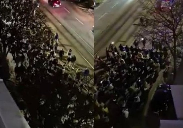 Pojavio se snimak kortea BH Fanaticosa iz zraka: Hiljade ljudi na ulicama Beča