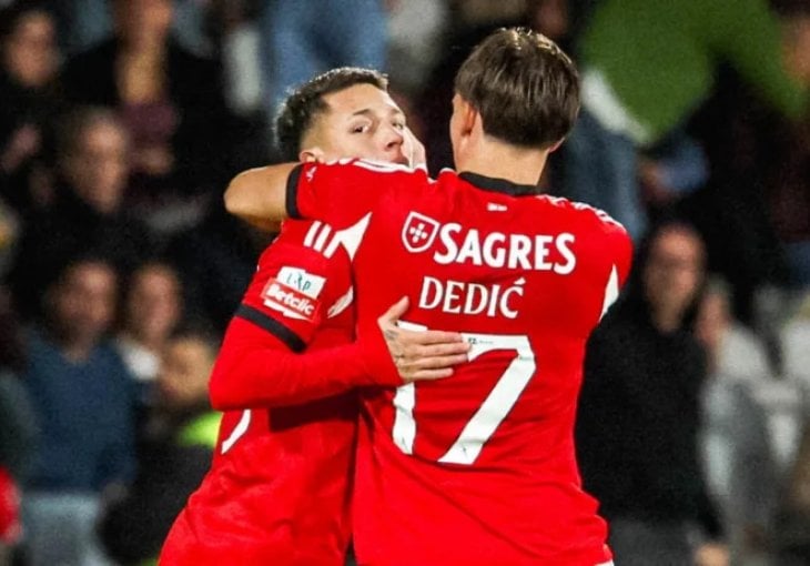 Dedić blista u Lisabonskom derbiju: Asistencijom vratio Benficu u igru protiv Sportinga