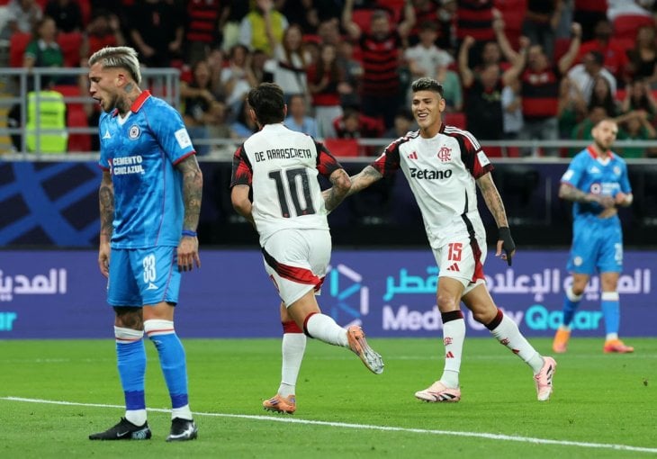 Flamengo u polufinalu Interkontinentalnog kupa: Arrascaeta s dva gola srušio Cruz Azul