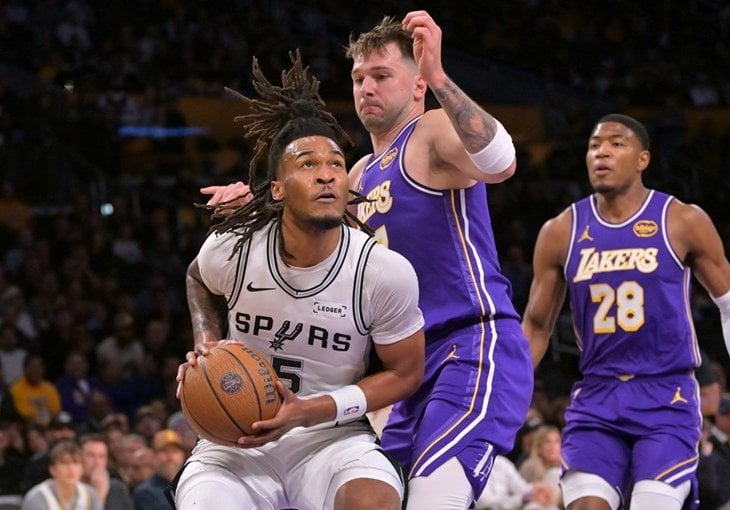 Dončić napunio koš Spursa, Lakersi ispali iz NBA kupa