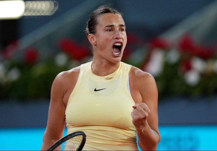 Sabalenka: Shvatila sam da vrištim tek kad sam igrala protiv Novaka