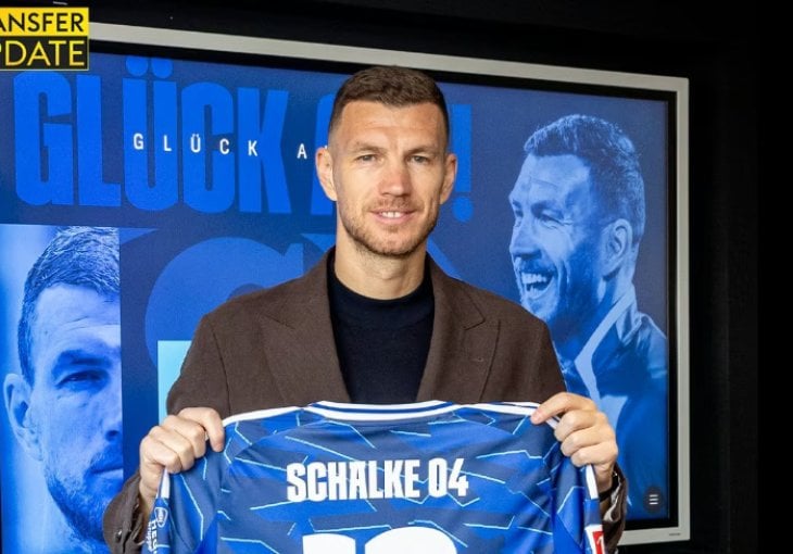Zvanično: Edin Džeko je novi fudbaler Schalkea, poznat i broj koji će nositi na dresu