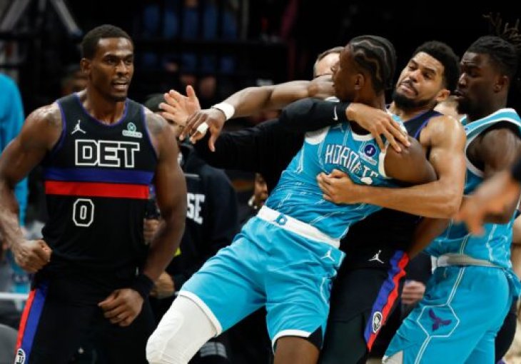NBA podijelila suspenzije nakon tuče Pistonsa i Hornetsa: Stewart dobio najviše