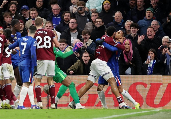 Engleski savez ošto kaznio Chelsea i West Ham zbog masovne tučnjave igrača