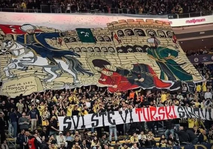 Svi ste vi turski sinovi: Žestoka poruka u Istanbulu dočekala Partizan