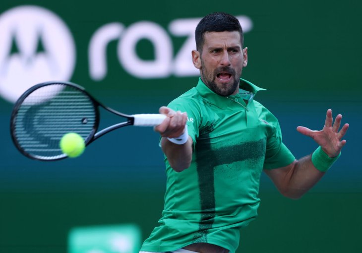 Novaku paklen žrijeb u Indijan Velsu: servis “tobdžije”, šampion i broj 1