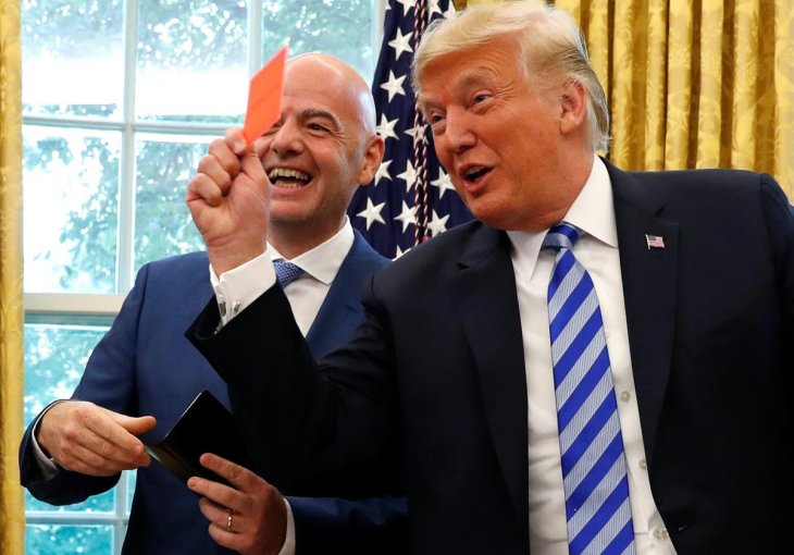Infantino tvrdi da je Trump uputio dobrodošlicu iranskoj fudbalskoj reprezentaciji