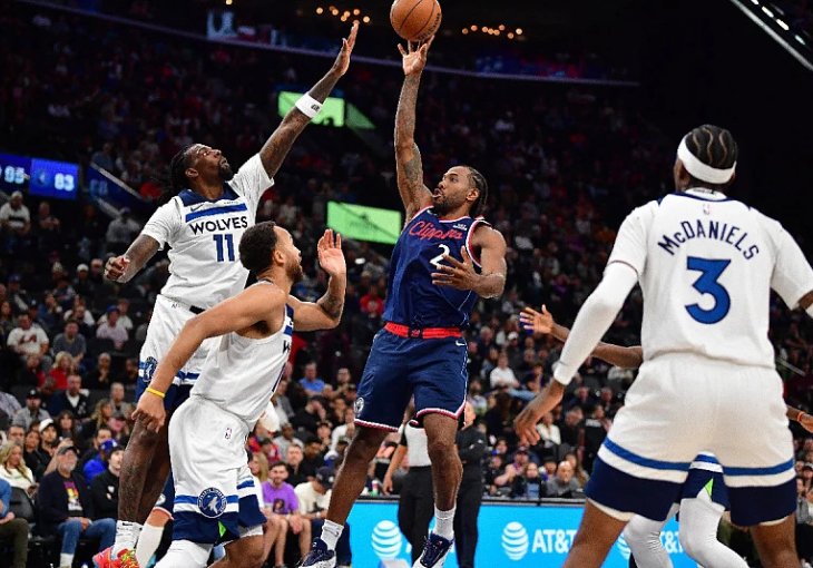 Kawhi postigao 45 poena u pobjedi Clippersa uz fantastičan procenat šuta, Knicksi slavili u Delta centru