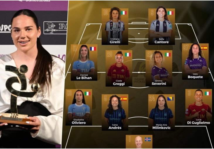 Svečano u Italiji: Reprezentativka BiH izabrana u najbolji tim Serie A...