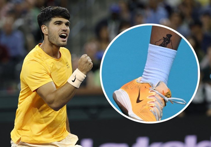 Alcaraz održao obećanje. Bizarna tetovaža je dokaz