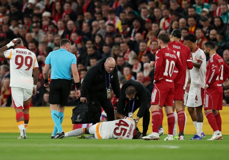 Noćna mora za Galatu na Anfieldu: Uz poraz dva jako bitna igrača doživjela teške povrede