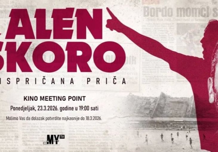 Dokumentarni film o Alenu Škori: Ispovijest o boli, prevarama i velikom talentu dobija filmsko platno