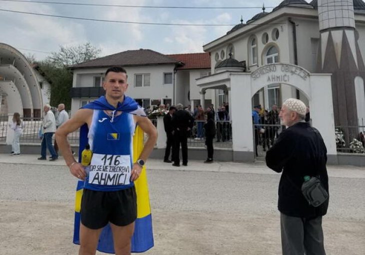 Mujezinović trčao 23 kilometra za žrtve Ahmića