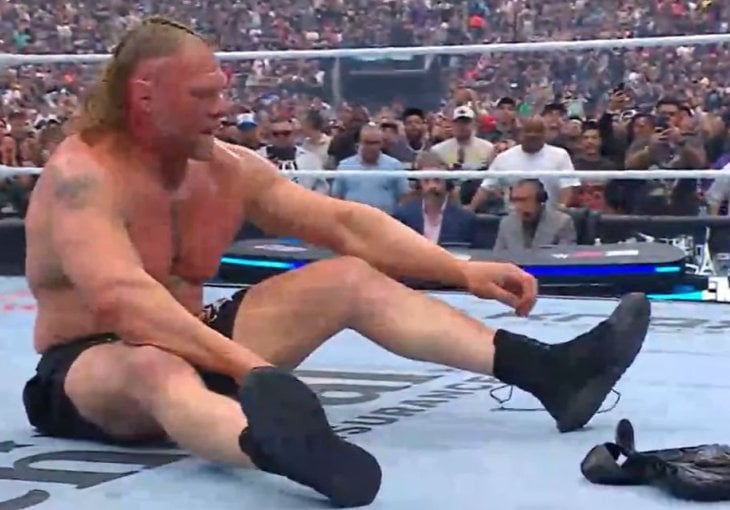 Brok Lesnar ostavio opremu nasred ringa i poslao poruku koju su svi odmah shvatili