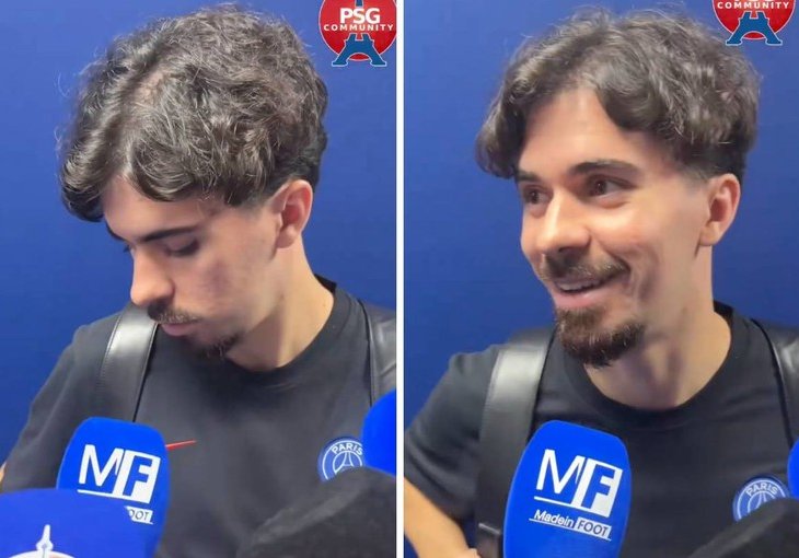 Zvijezda PSG-a davala izjave, a supruga ga nije prestajala zvati na mobitel: Pogledajte njegovu reakciju (VIDEO)