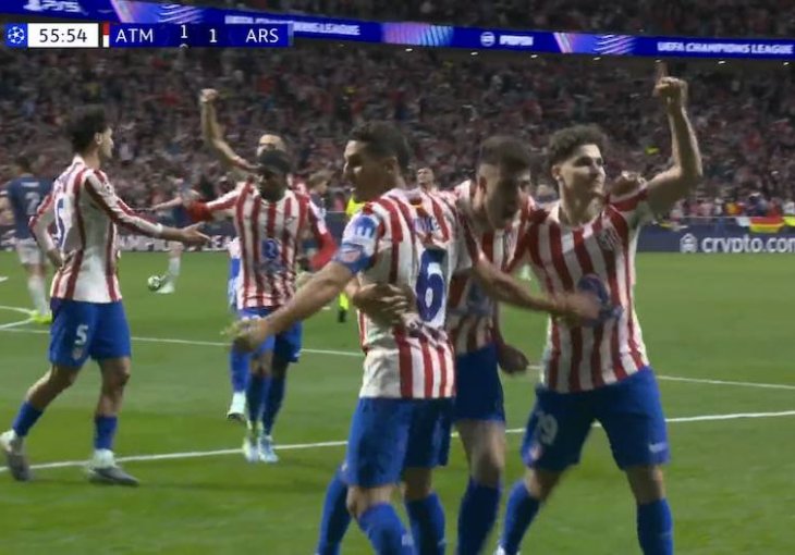 Atletico Madrid se vraća u utakmicu: Julián Álvarez pogađa iz penala za 1:1