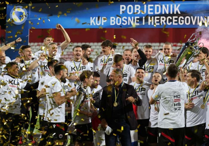 Pogledajte kakvu poruku je Zrinjski objavio na društvenim mrežama nakon osvajanja Kupa BiH