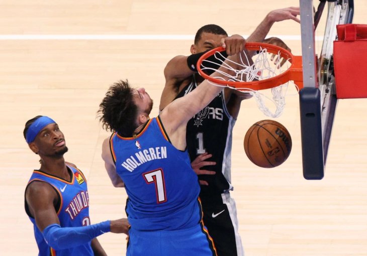 NBA ludnica u Oklahomi: Vembanjama uništio šampione i utišao cijelu dvoranu