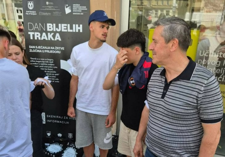 Bh. reprezentativac Kerim Alajbegović se pridružio obilježavanju Dana bijelih traka