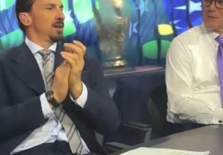 Ibrahimović u programu uživo FOX-a pustio hit Lepe Brene: Pogledajte reakciju gostiju (VIDEO)
