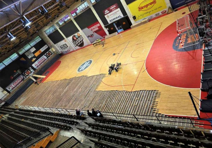 Obnova parketa u Maloj dvorani Mejdana unaprijedit će uslove za sportiste i međunarodna takmičenja