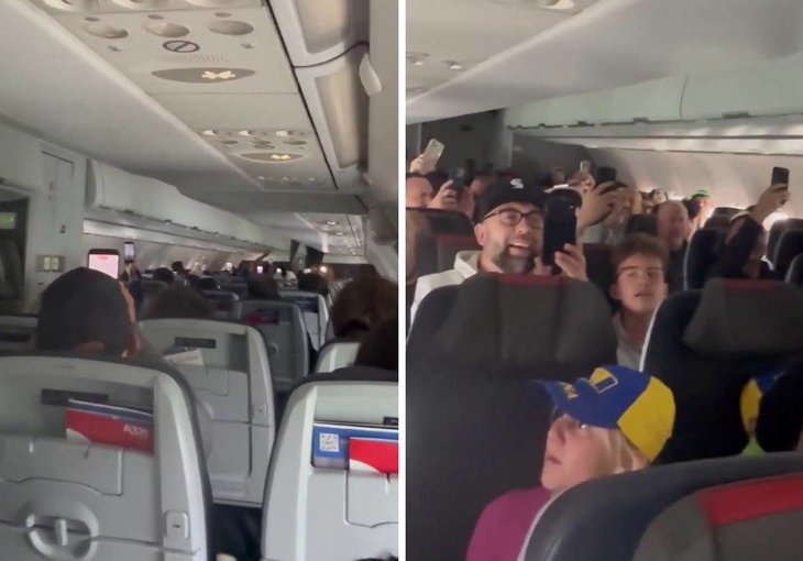 Pred meč sa Švicarskom: Navijači BiH u avionu slušali Halidove 