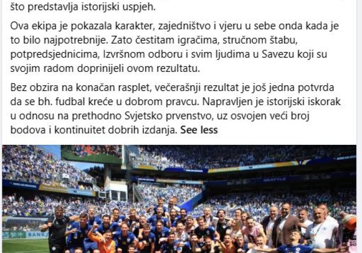 Oglasio se Vico Zeljković nakon pobjede Zmajeva: Napravljen je historijski iskorak