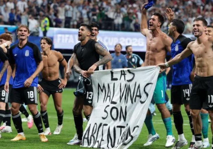 Zbog ovog banera Argentinci bi mogli dobiti kaznu od FIFA-e: Evo šta piše na njemu 