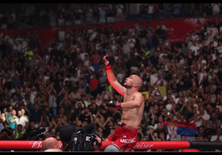 Evo koliko je Uroš Medić zaradio za 30 sekundi borbe na UFC spektaklu u Beogradu