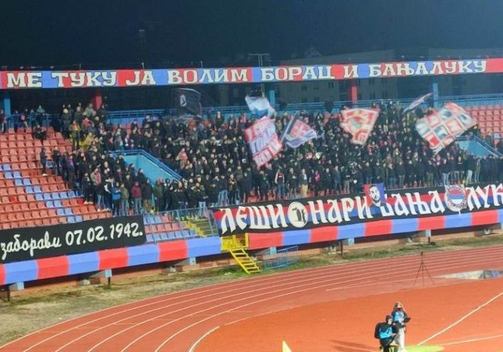 Borcu prijeti zatvaranje sjeverne tribine nakon veličanja ratnih zločinaca