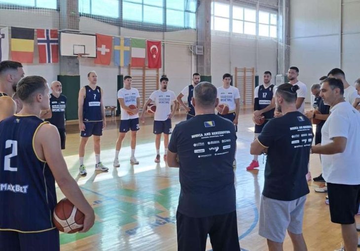 Košarkaši BiH započeli pripreme na Vlašiću