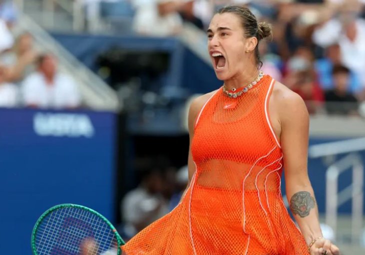 Aryna Sabalenka kažnjena nakon ispada tokom poraza od Elene Ribakine na US Openu