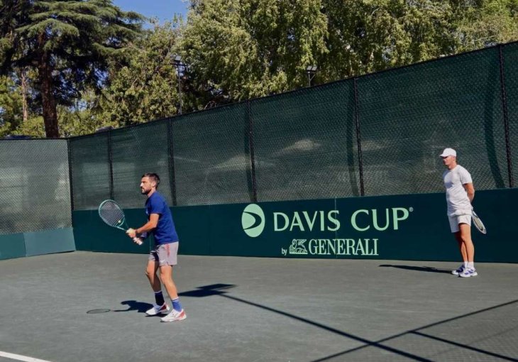 Bh. teniseri završavaju pripreme za Davis cup meč protiv Južnoafričke Republike