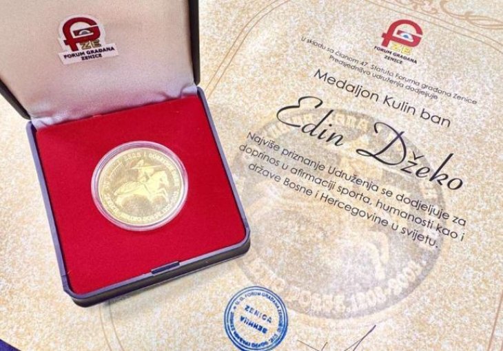 Forum građana Zenice dodjeljuje Medaljon Kulina bana Edinu Džeki