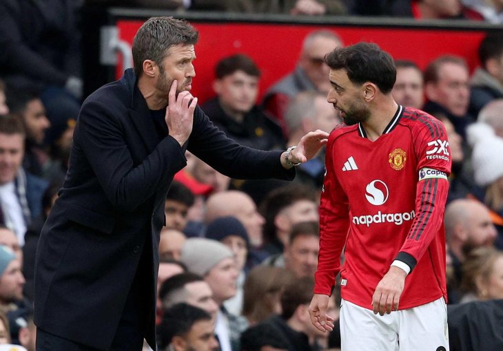 Puklo u Manchester Unitedu: Bruno Fernandes poslao poruku Carricku nakon teškog poraza